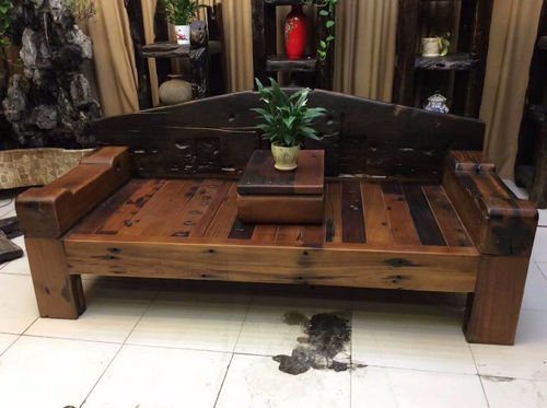 沉舟古木焕新韵 厂家直销老船木茶桌椅，打造中式客厅茶文化空间